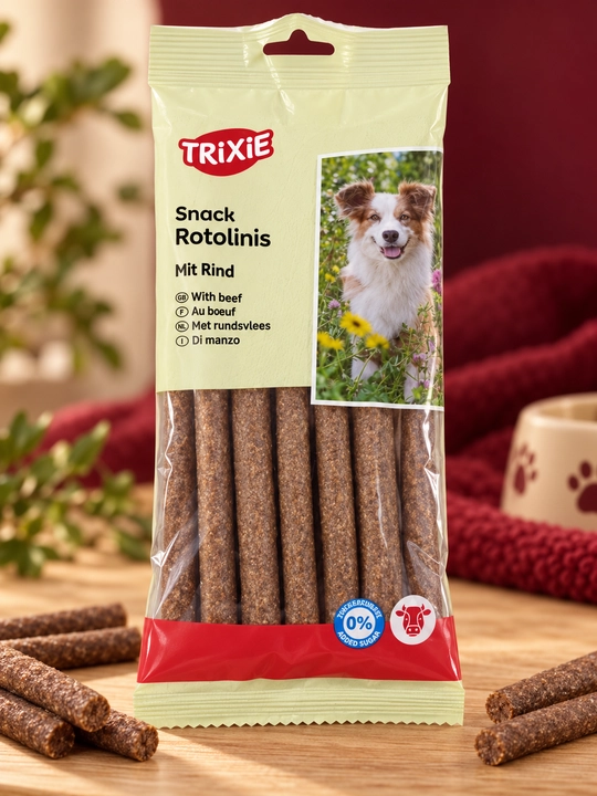 Лакомство для собак Trixie Snack Rotolinis с говядиной