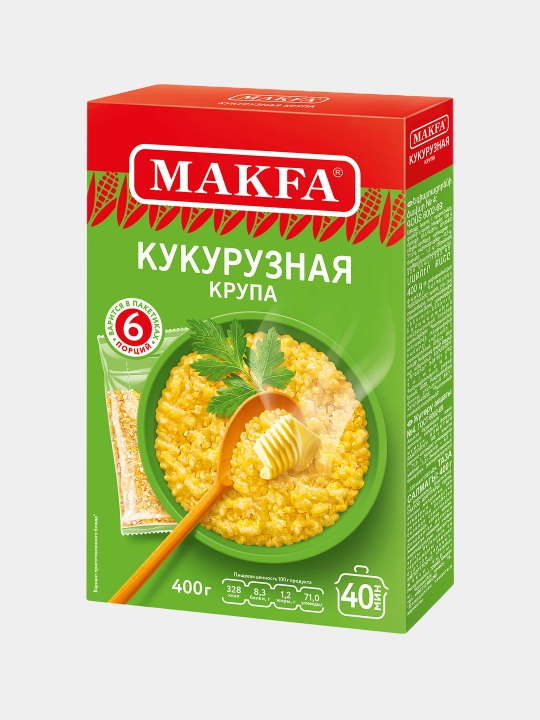 Крупа кукурузная Makfa, 400 г