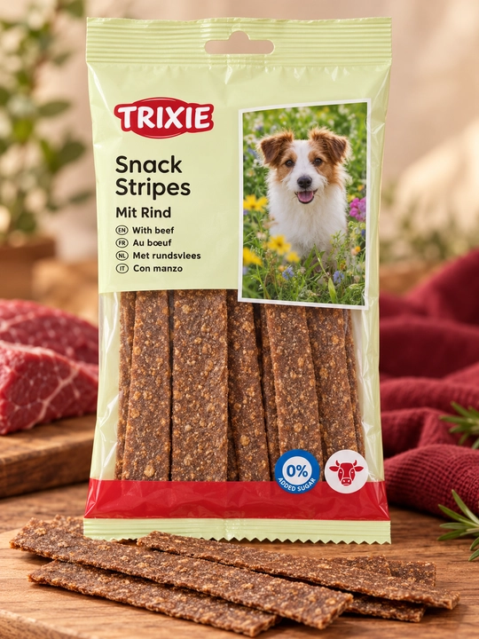 Itlar uchun Trixie Snack Stripes mol go‘shti shirinligi - 
