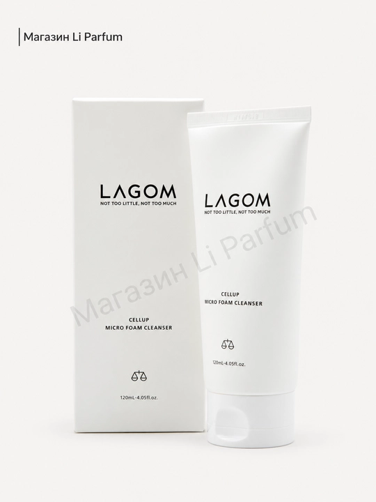 LAGOM Cellup Micro Foam Cleanser Yuz Yuvish ko‘pigi 120 ml - 