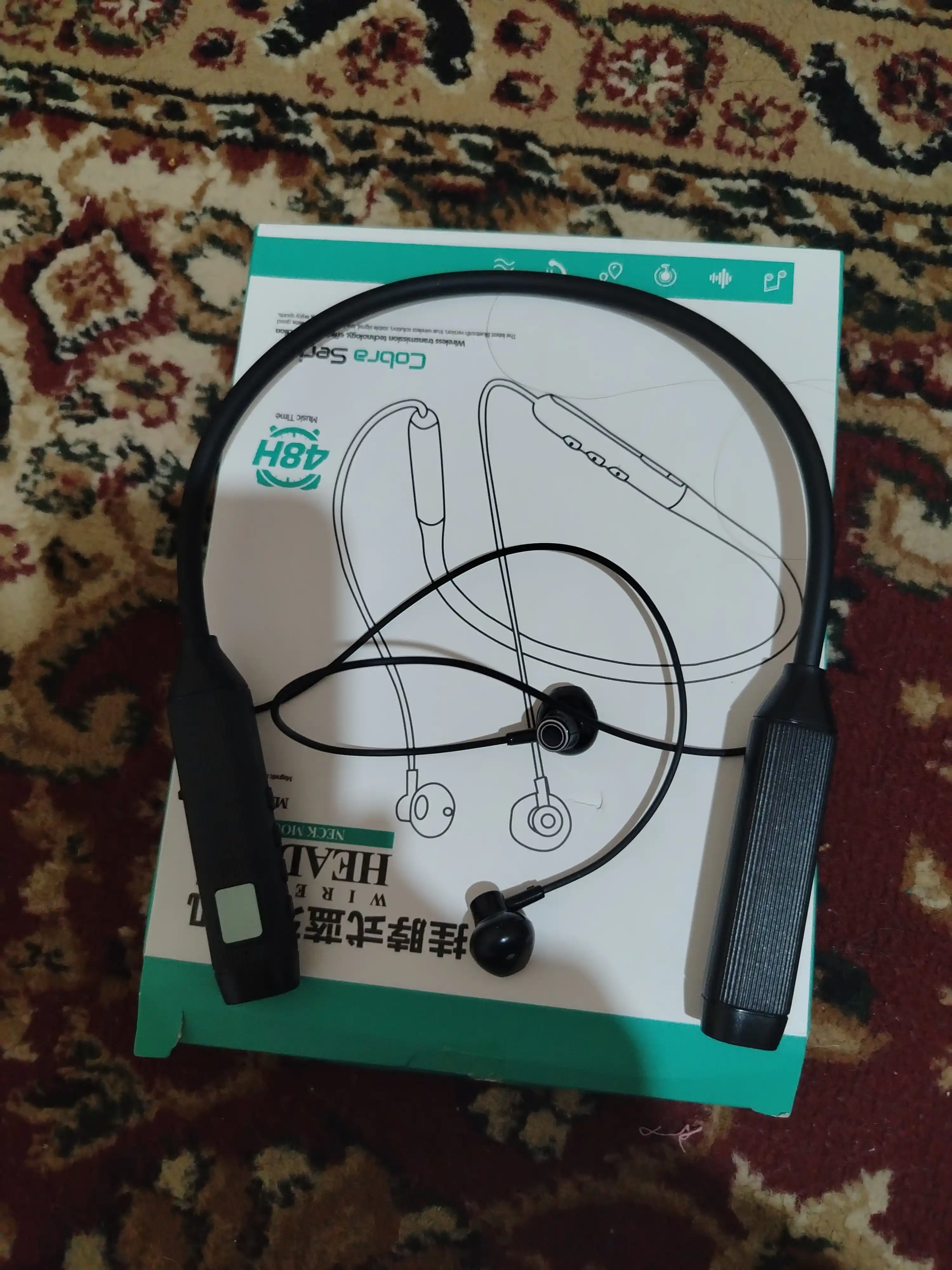 Simsiz quloqchinlar, Bluetooth garnitura, yugurish sporti uchun sport bo‘yin quloqchinlari