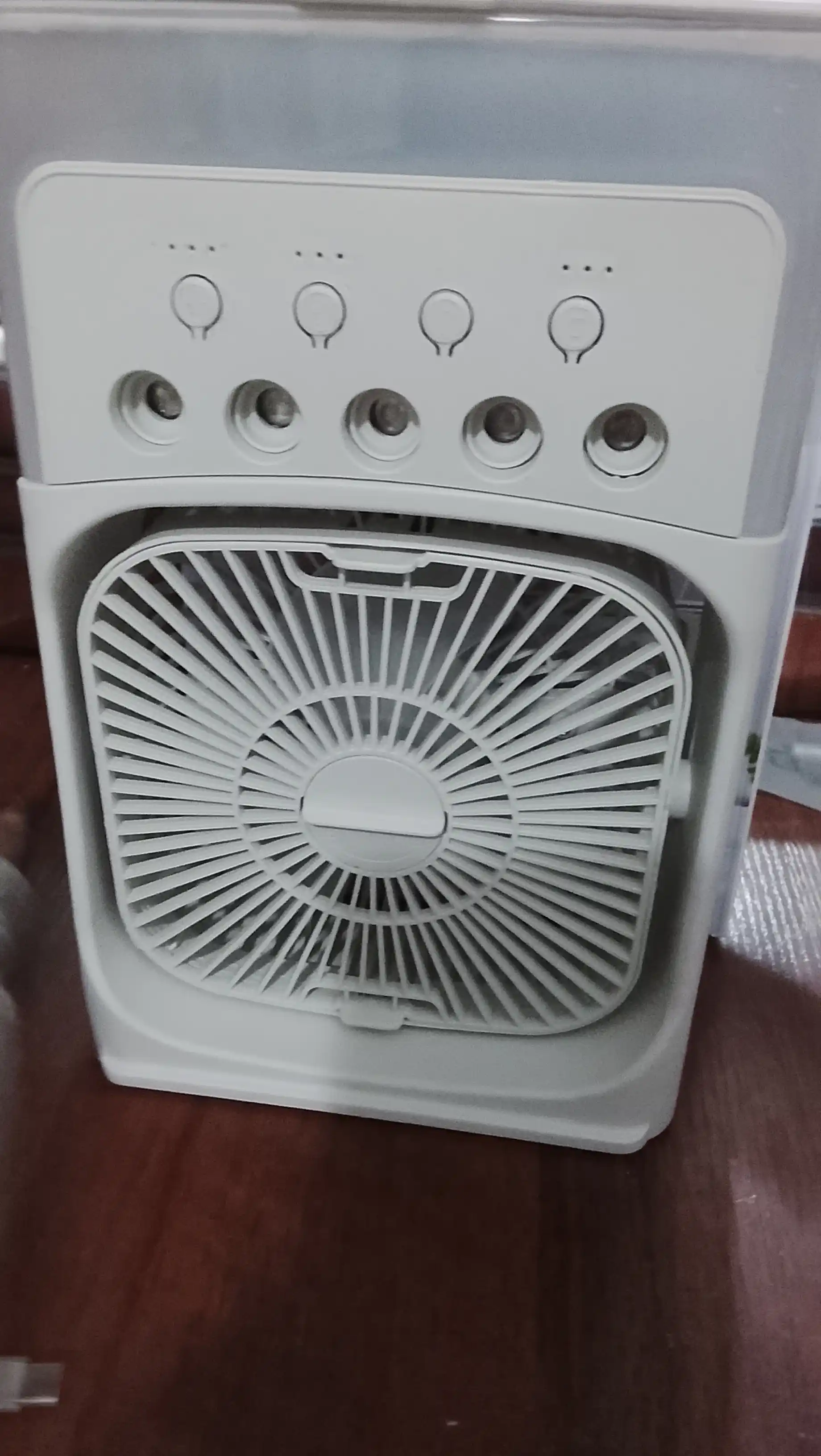 Portativ mini konditsioner, namlagich, mini ventilyator, 3 tasi 1da