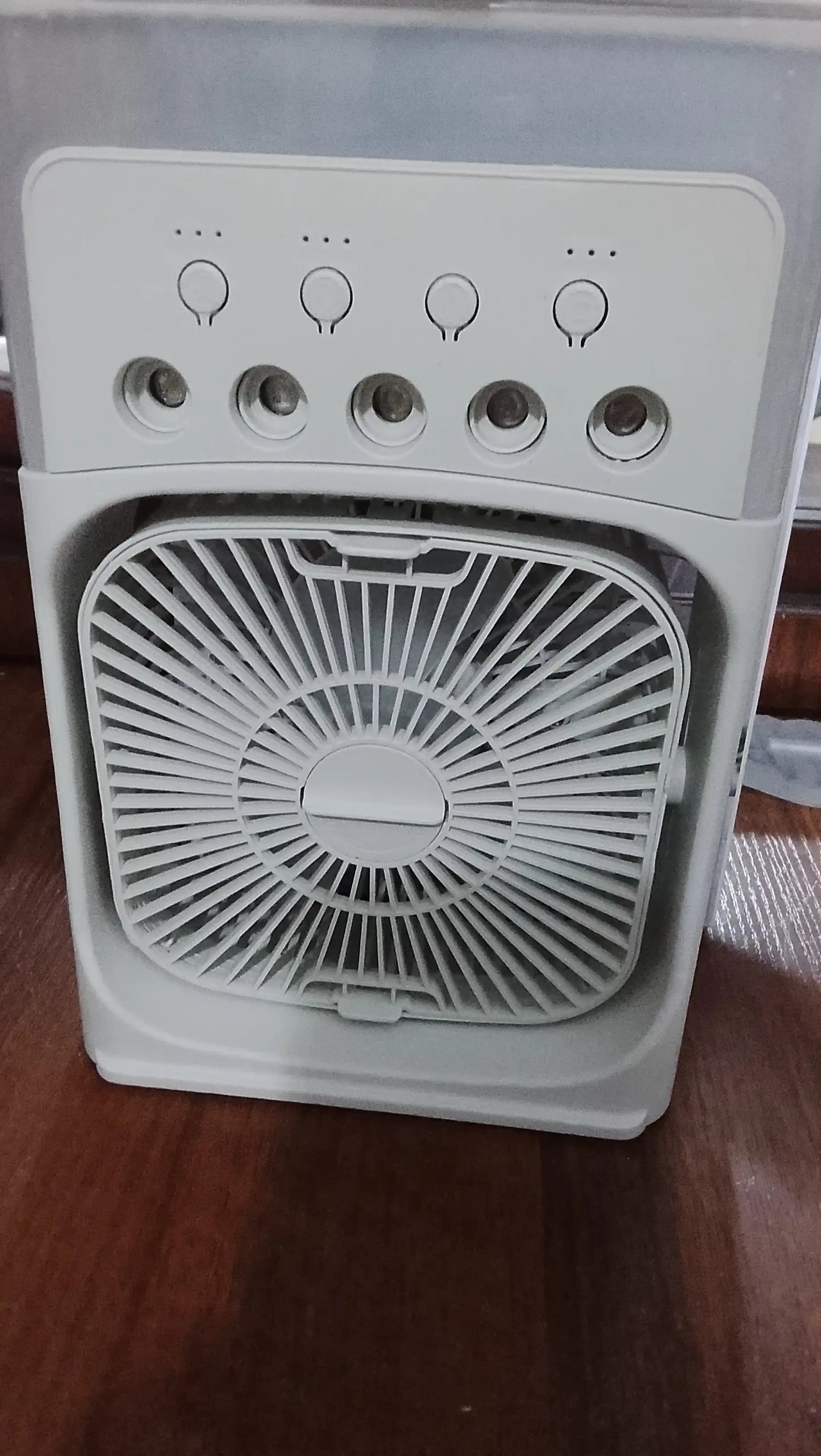 Portativ mini konditsioner, namlagich, mini ventilyator, 3 tasi 1da