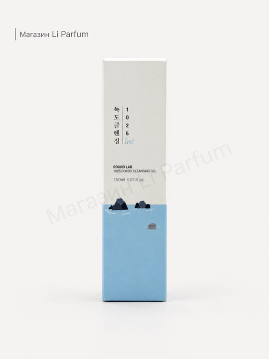 Round Lab 1025 Dokdo sezgir teri uchun past pH tozalovchi gel 150 ml