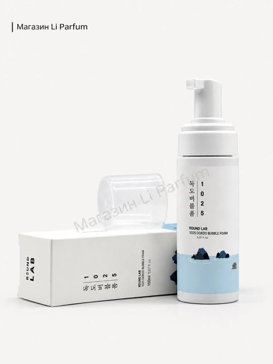 Round Lab 1025 Dokdo Yuz Yuvish Ko‘pigi Muloyim Tozalash va Namlash 150 ml