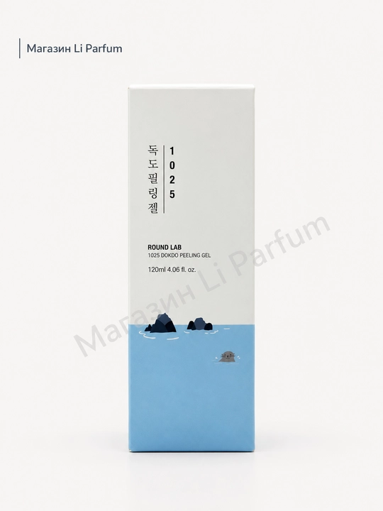 Round Lab 1025 Dokdo yumshoq tozalash va po‘st tashlash uchun piling-gel-rolka, 120 ml