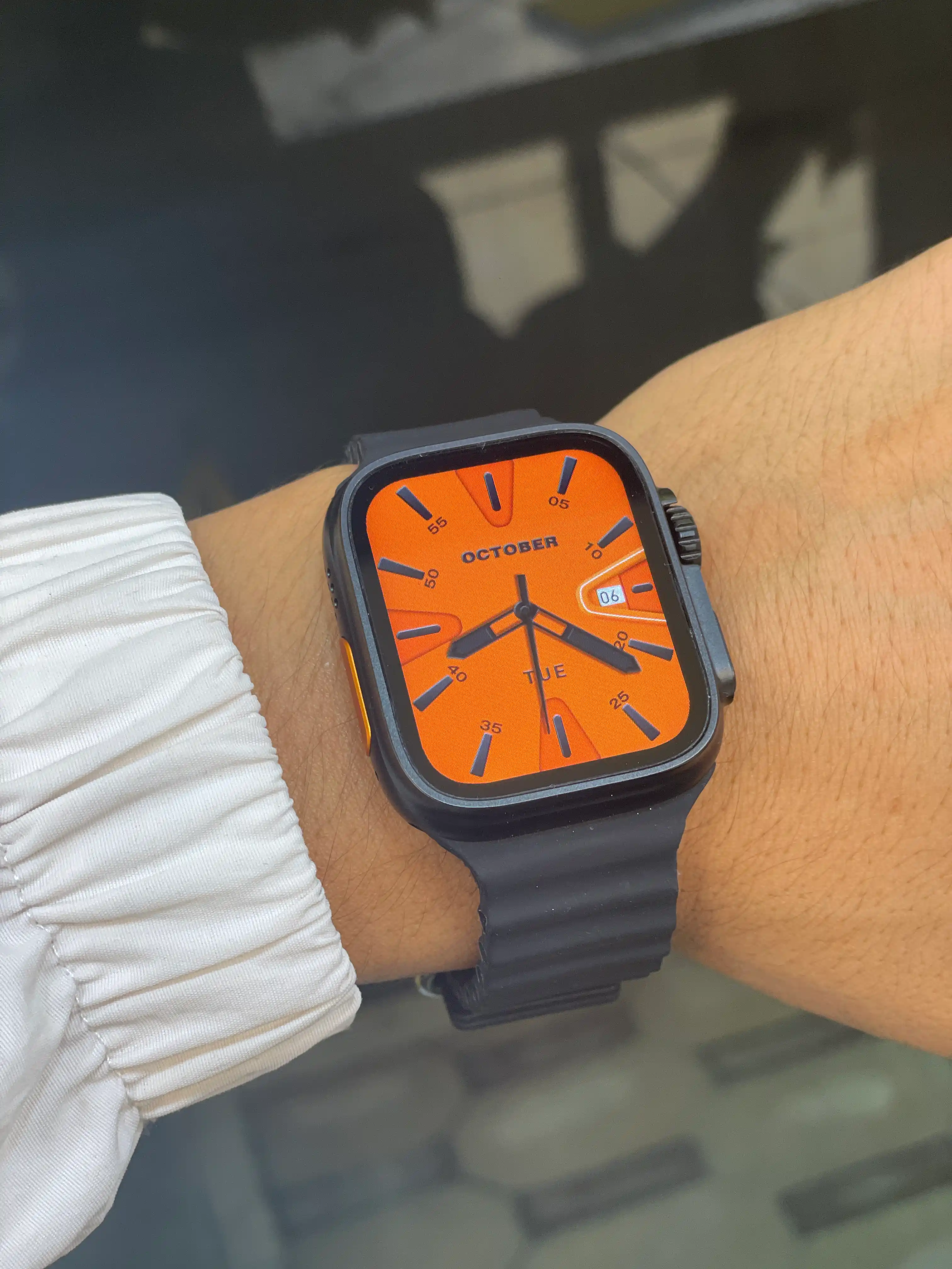 Simsiz quvvatlanadigan BW8 ULTRA aqlli soati, 49 mm