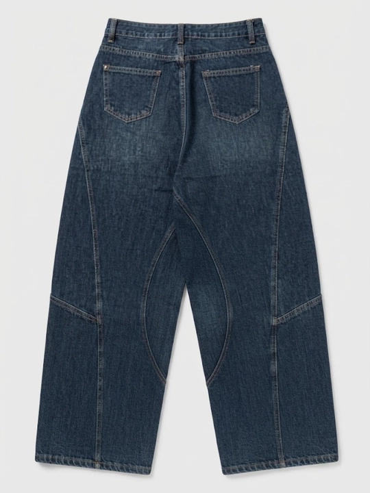 Ayollar uchun oversize jins shimlar