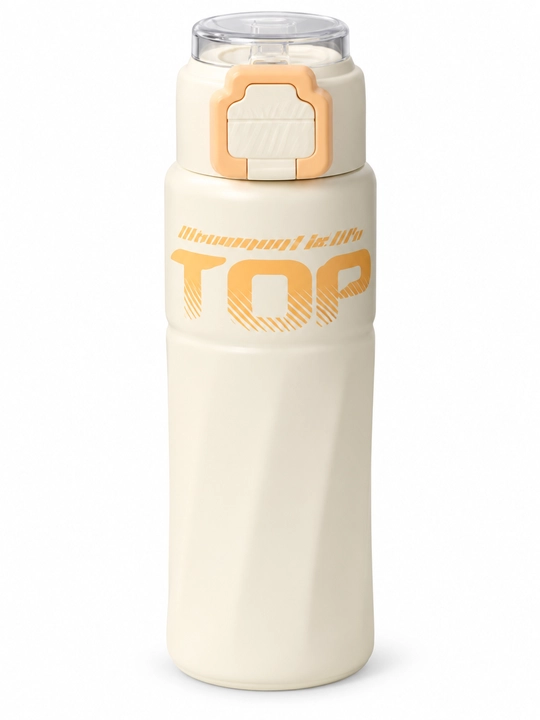 Termos 500 ml shaffof qopqoqli qulflanadigan tugmali zamonaviy dizayn