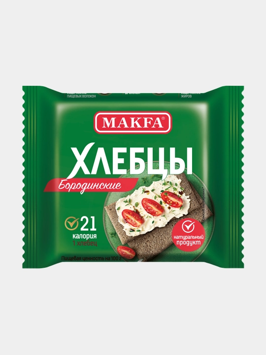 Хлебцы Makfa, бородинские, 60 г