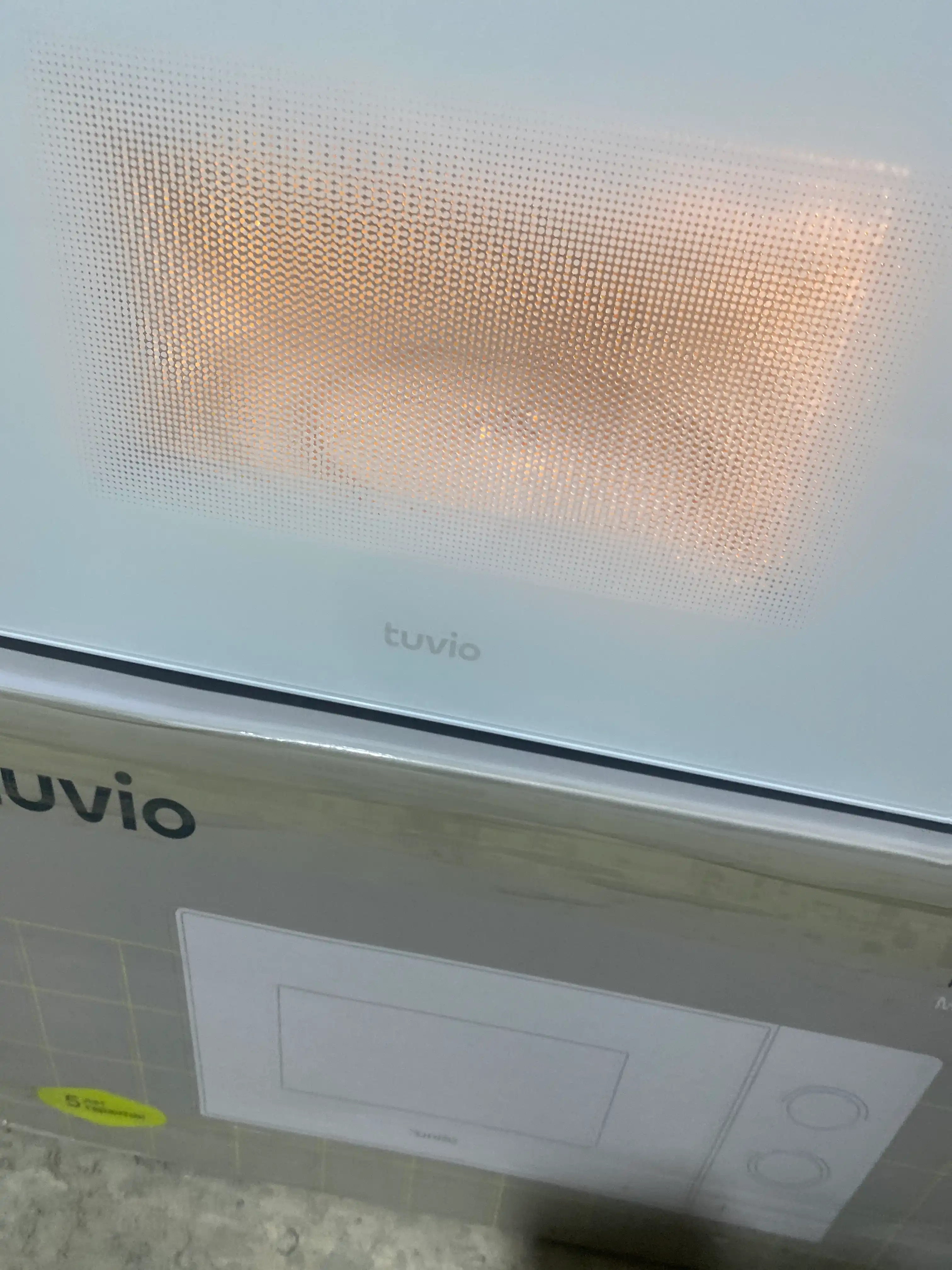 Микроволновая печь 20 л с регулировкой мощности и таймером Tuvio MW02WB, белая