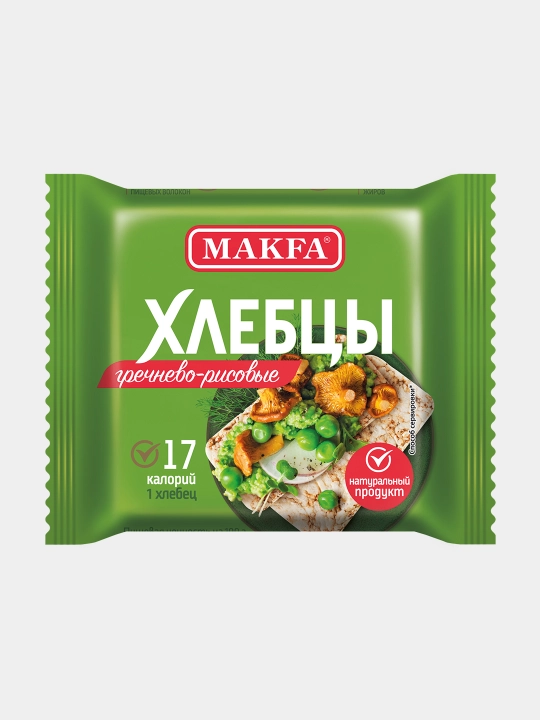 Makfa grechka-guruchli havo nonlari 60 gr