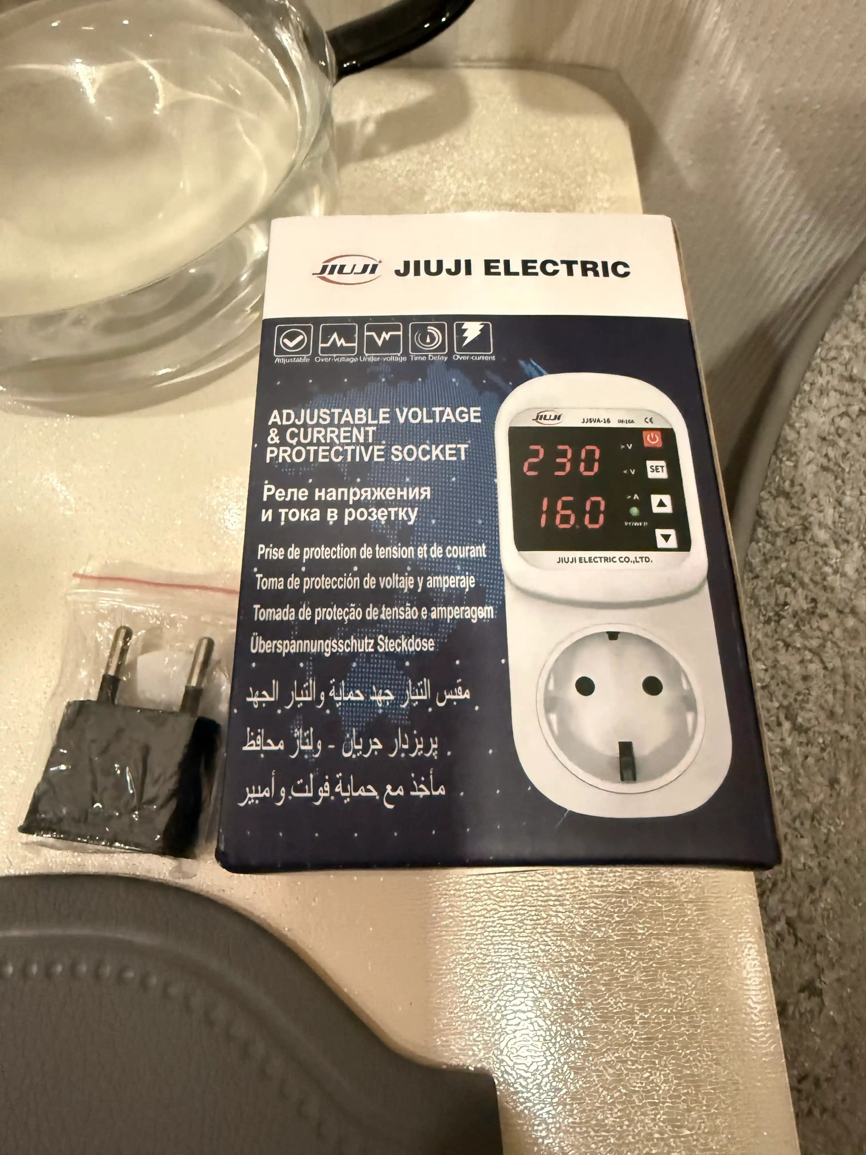 JJSVA-16 himoya rozetkasi uchun kuchlanish relesi