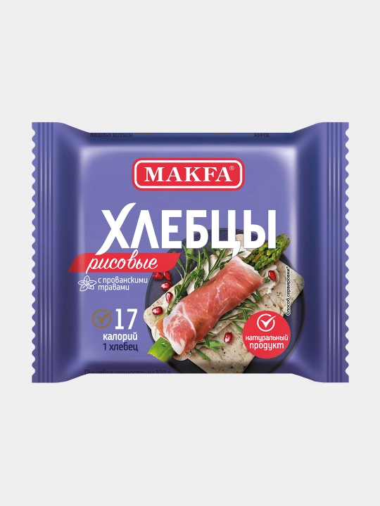 Makfa provans o‘tli guruchli havo nonlari, 60 gr. 20 dona