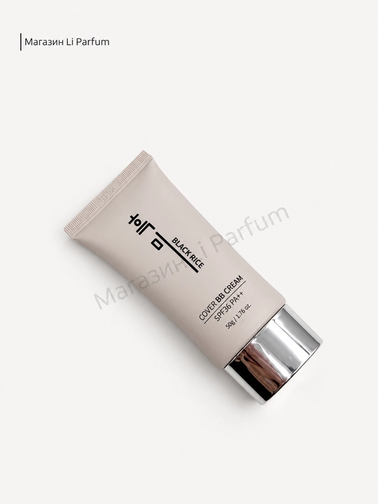 BB-крем Black Rice Cover №21 SPF50+ PA+++ тональный BB-крем для лица, 50 г, Корея