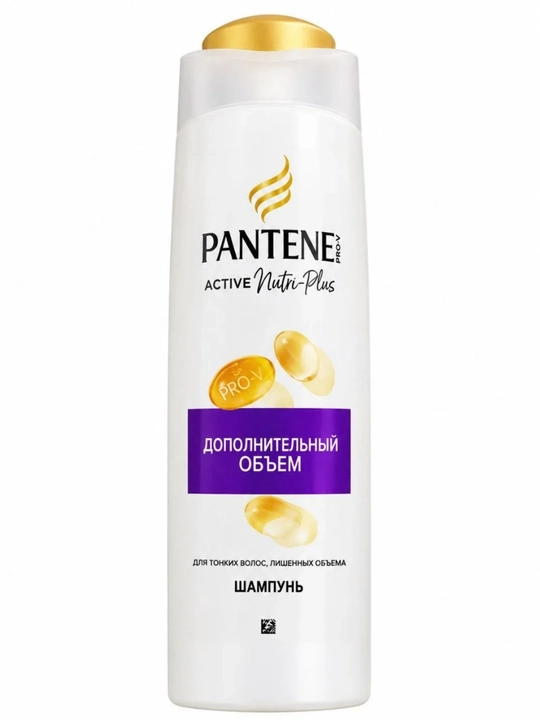 Шампунь Pantene Active Nutri-Plus, Дополнительный объём, 400 мл