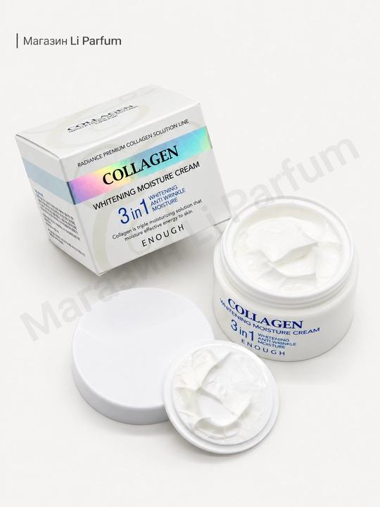 Enough Collagen Whitening Moisture kremi 3 ta 1 da namlantiruvch qarishga qarshi 50 ml
