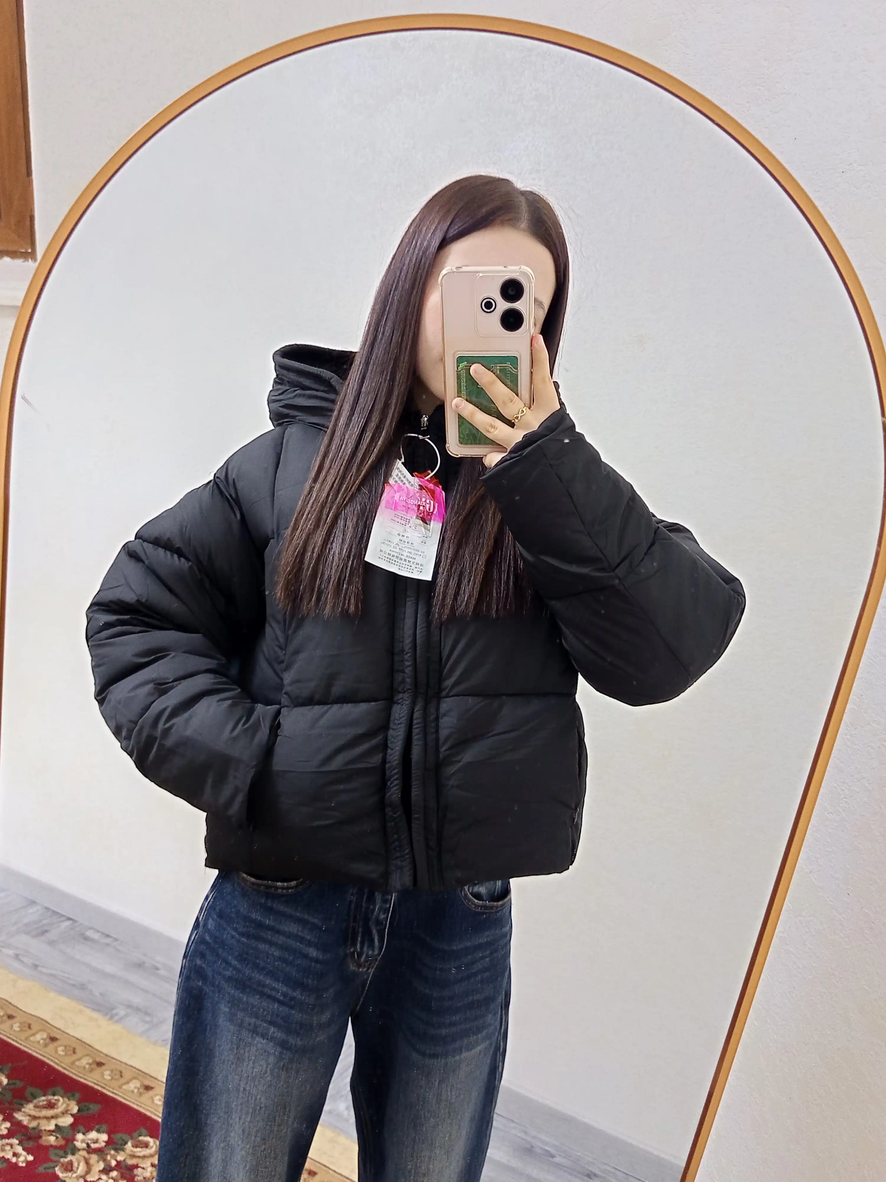 Куртка для женщин и девушек, зимняя тёплая с капюшоном, пуховик - UNCHA STORE