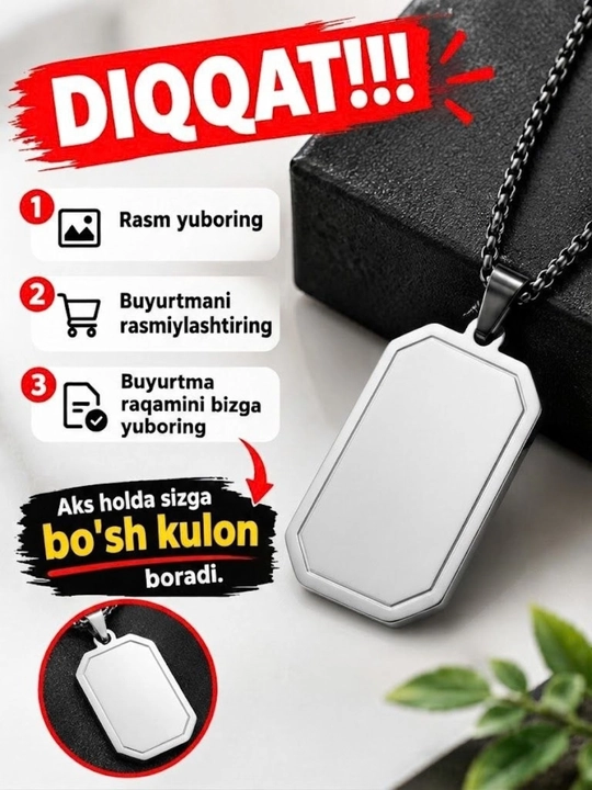 Rangini o'zgartiradigan kulonli zanjirlar