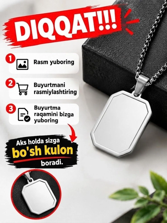 Rangini o'zgartiradigan kulonli zanjirlar