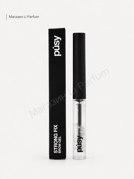 PUSY Brow Fix gel Qoshlar uchun shaffof gel, mahkamlovchi, laminatsiyalovchi
