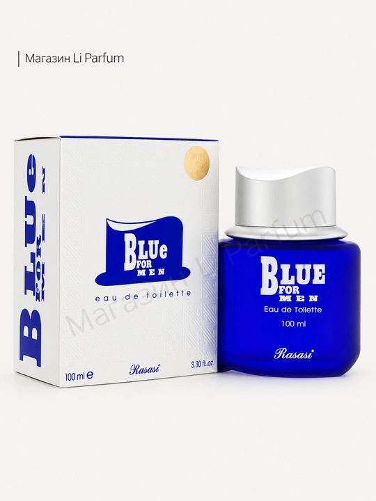 Rasasi Blue for Men barqaror ifori, erkaklar uchun xushbo‘y suvi, Dubay, 100 ml - 