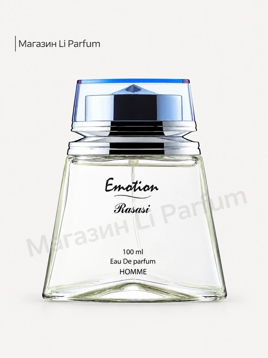 Rasasi Emotion Erkaklar Parfumi 100 ml — Aromatik Yog‘ochli Patchouli-Amber - 