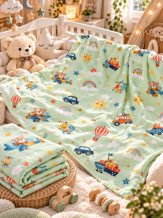 Пелёнка для новорождённых, детская простыня, поплин, 100% хлопок, 110×110 см