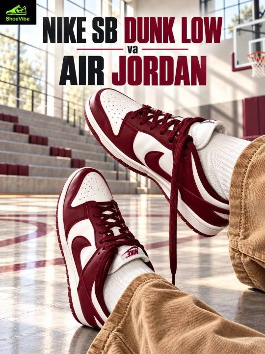 NIKE SB DUNK LOW va AIR JORDAN krossovkalari, 36-41 o‘lchamlarda, yoz va kuz uchun