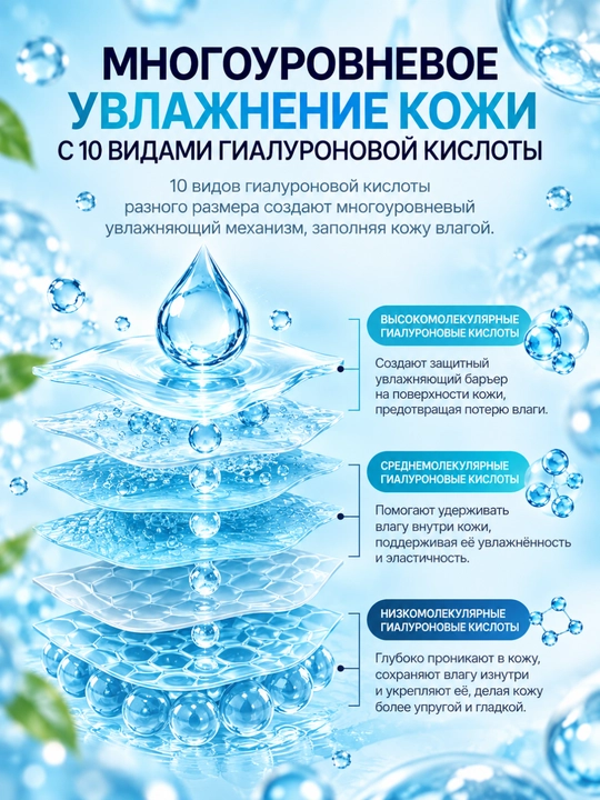 MEDIPEEL Крем для глаз Aqua-Tox — увлажнение, упругость, гиалуроновая кислота, 20 мл