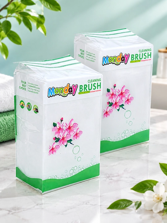 Губки для мытья посуды Sunday Clean Brush (набор 10 штук) - 