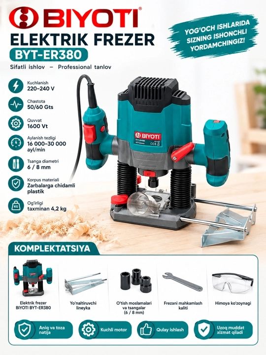 Frezer BIYOTI BYT-ER380, ART 350003 - 