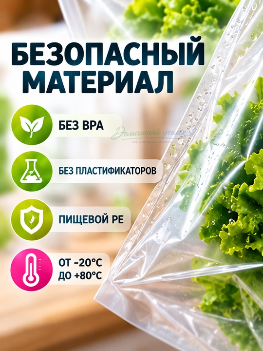 ZIP-пакеты для хранения с двойной застёжкой, набор 180 шт, размеры L/M/S