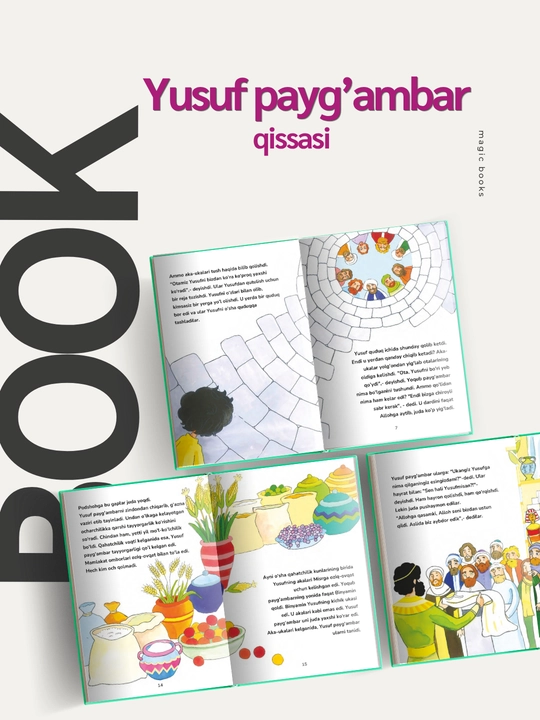 10 ta Kitob. Payg'ambarlar qissalari, Bolalar kitoblari, Payg'ambarlar tarixi, sovg'a