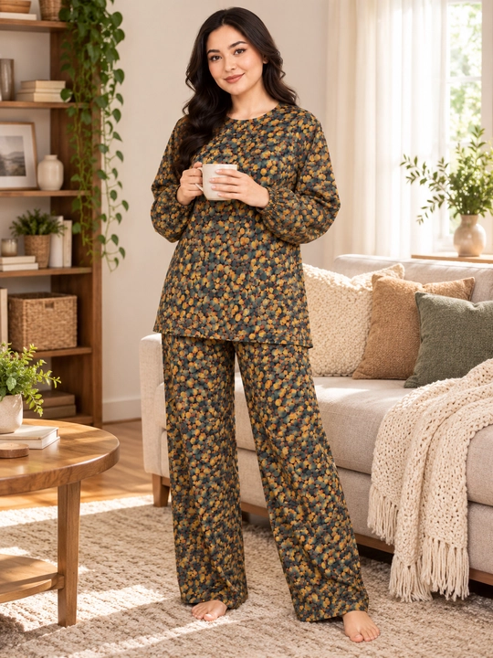 Женский велюровый костюм-двойка oversize для дома, кофта и брюки, размеры 46–54 - 