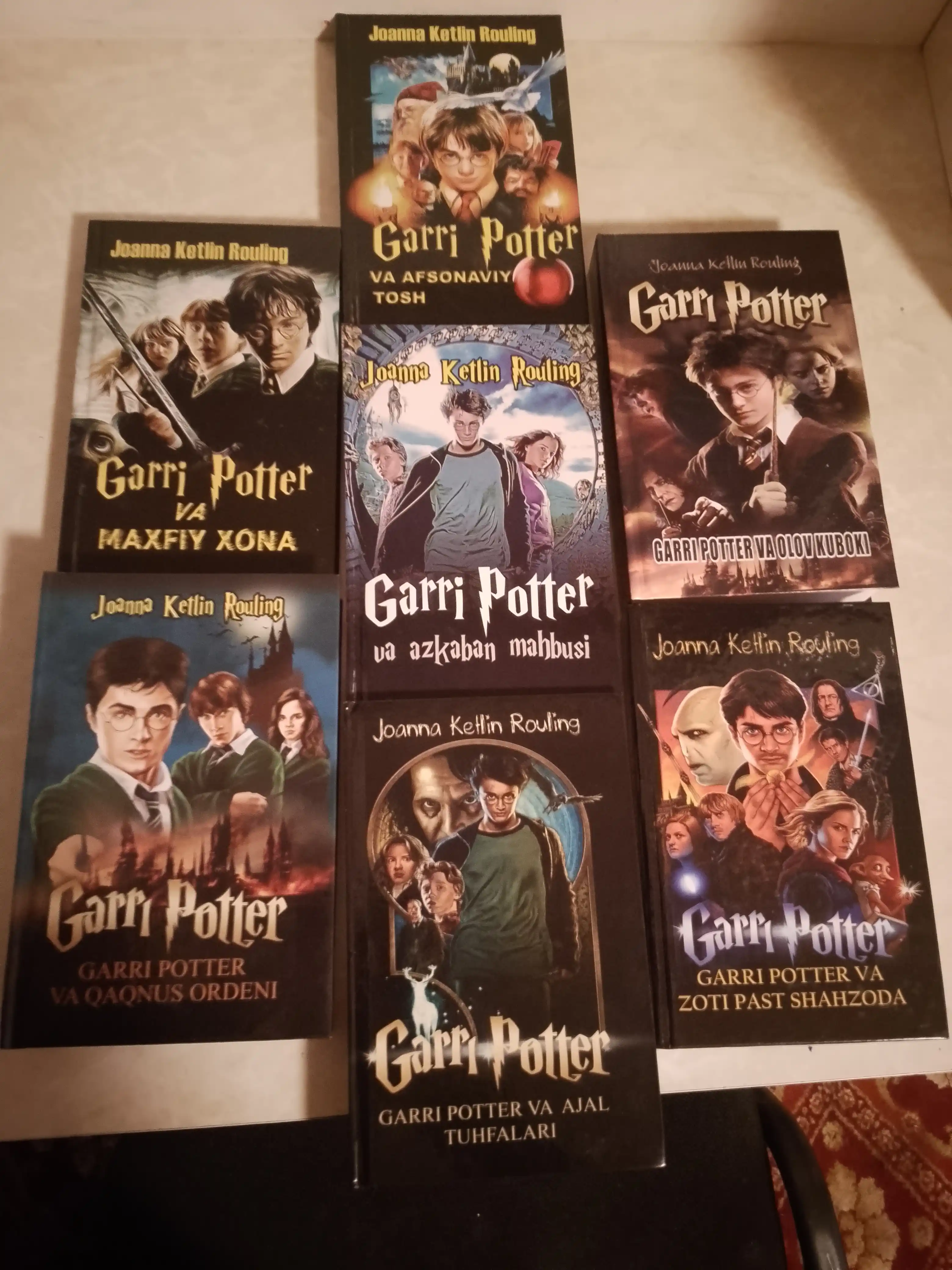 Garri Potter, barcha kitobi, o'zbek tilida