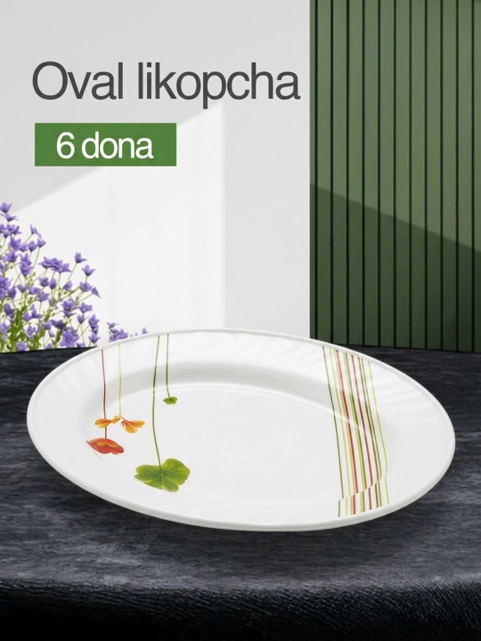 Фарфоровый набор столовой посуды, сервиз на 12 персон, 84 предмета