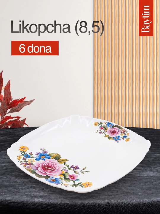 Фарфоровый набор столовой посуды, сервиз на 12 персон, 84 предмета