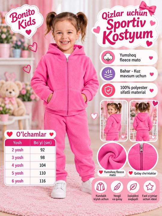 Qizlar uchun kiyimlar to‘plami - 