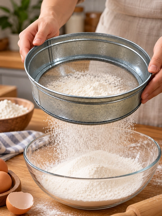 Сито для муки металлическое с мелкой сеткой для просеивания продуктов 27 и 31 см