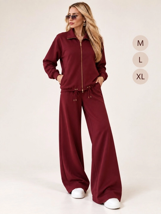 Ayollar sport kostyumi, oversize to‘plam, ikkilik, katta o‘lcham
