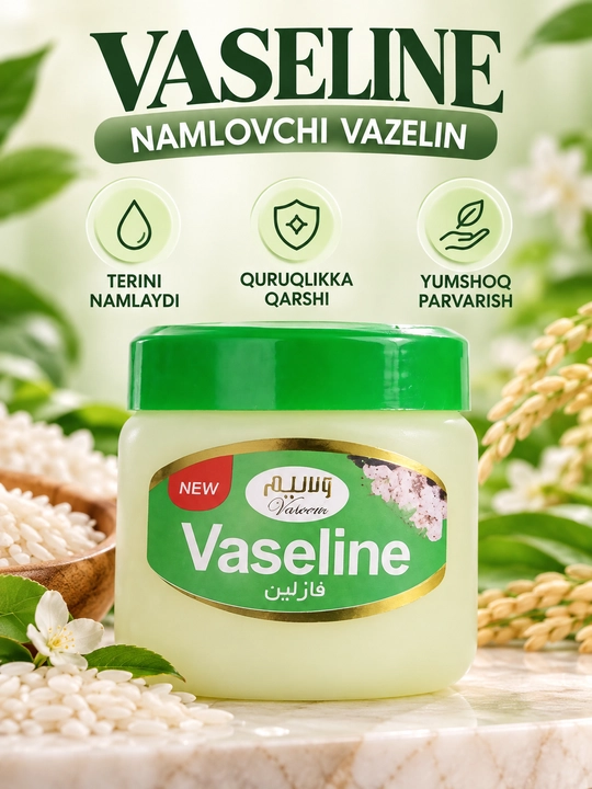 Увлажняющий вазелин для ухода за сухой кожей - 