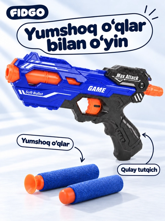Nishonli qobiliyatiga ega o'yinchoq qurol Qaroqchi sarguzashtchi