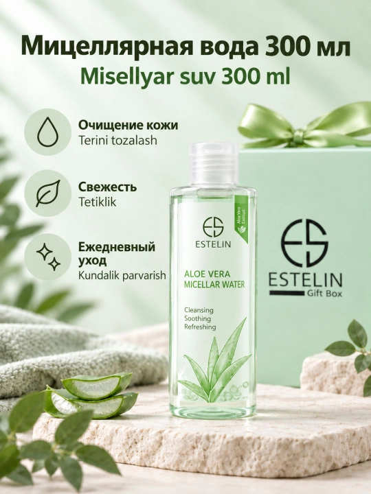 Подарочный набор косметики для ухода за кожей Estelin, в коробке, 5 в 1