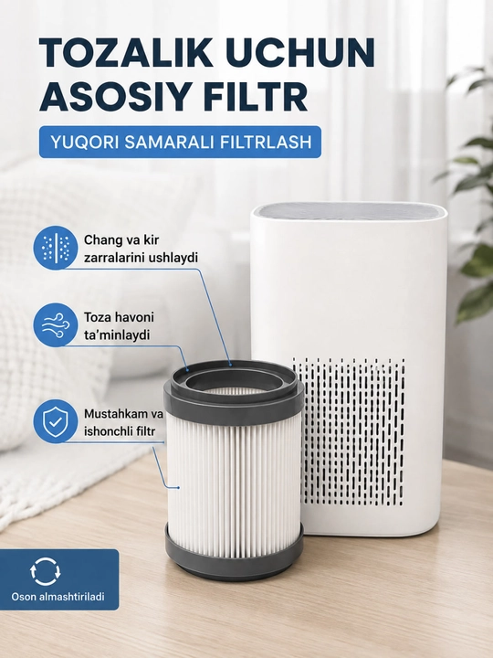HEPA H13 filtr, AP08 va GL-K803 havo tozalagichlar uchun - 
