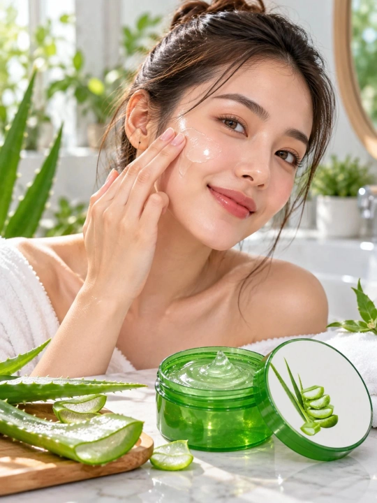 Набор из 3 средств для ухода за лицом и областью вокруг глаз гель Aloe Vera