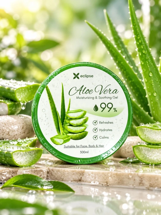 Набор из 3 средств для ухода за лицом и областью вокруг глаз гель Aloe Vera - 