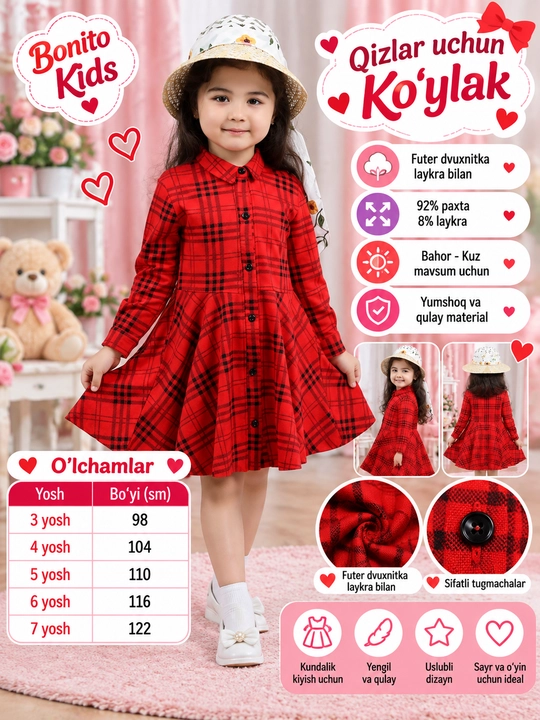 Qizlar uchun koylak - 