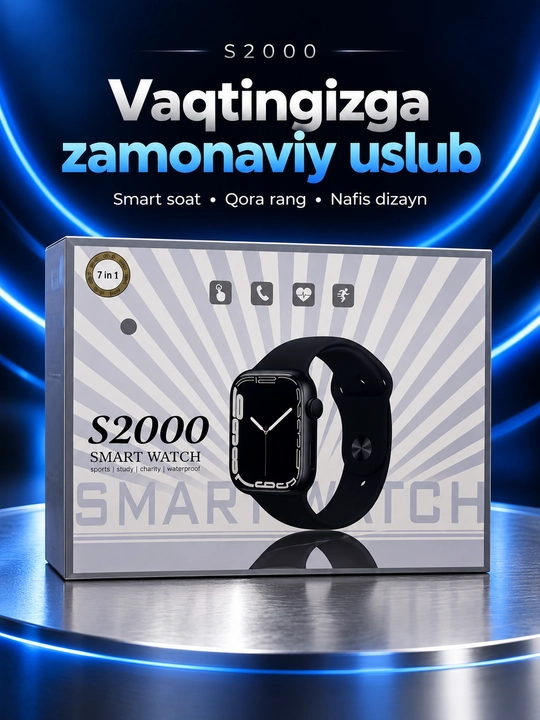 Aqlli soatlar Smart Watch 8 Big T800 Pro Max,Android iPhone uchun, simsiz zaryadlash - 