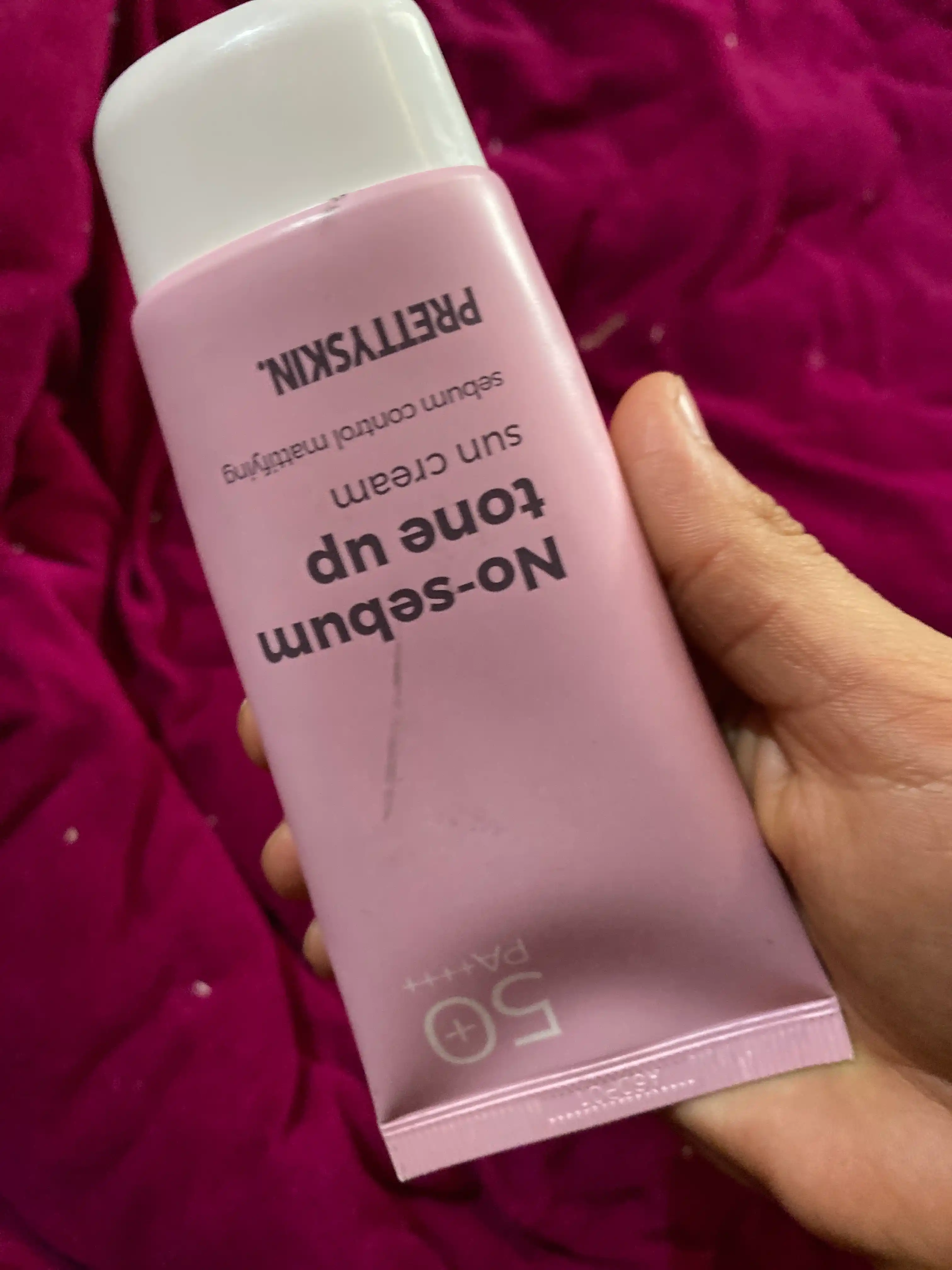 Pretty Skin Yuz uchun namlovchi, quyoshdan himoyalovchi krem SPF50+ PA++++ 4 xil, 70 ml